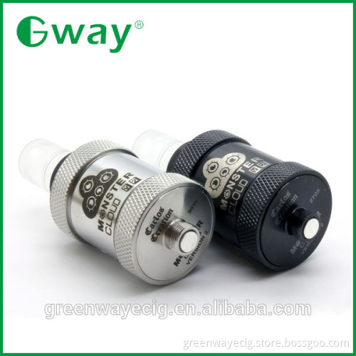 Pyrex glass driptip monster cloud RDA, rebuildable atomizer monster cloud, 1:1 clone rda
